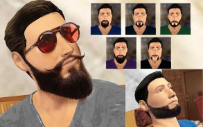 barber shop permainan mencukur kumis jenggot gaya screenshot 9