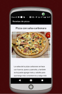 Pizza Recipe App in Spanish screenshot 3