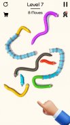 Tangled Snakes Puzzle Game screenshot 0