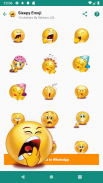 Nuovi adesivi divertenti Emoji screenshot 15