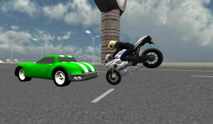 polícia 3D moto de condução screenshot 15