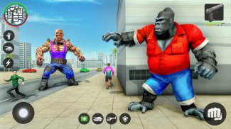 Gorilla Rope Hero Thief City screenshot 4