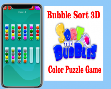 Bubble Sort 3D - Color Puzzle Game screenshot 1