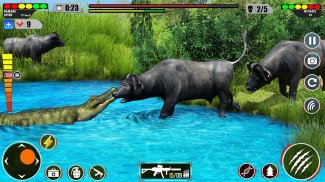 Hungry Animal Crocodile Games screenshot 7