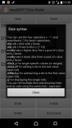 DiceRoller by nandSOFT screenshot 2