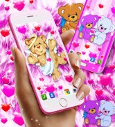 Teddy bear live wallpaper screenshot 2