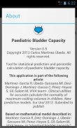 Paediatric Bladder Capacity screenshot 2