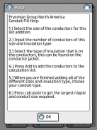 Prysmian Group Conduit Fill screenshot 5