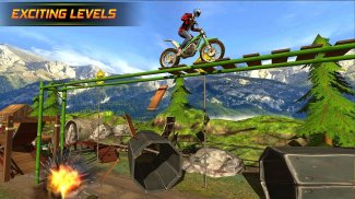 बाइक स्टंट रेसिंग नि: शुल्क - Bike Stunts Racing screenshot 1