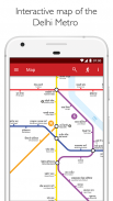 Delhi Metro - Map and Route Planner screenshot 0