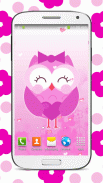 Sweet Owl Live Wallpaper screenshot 1