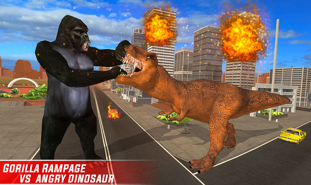 Macaco King Kong vs dinossauros - Baixar APK para Android