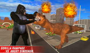 Monster Dino Vs King Kong-City Rampage Simulator screenshot 10