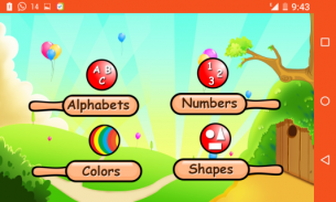 Study Alphabets,Shapes,Colors screenshot 1