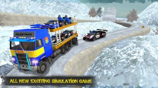 OffRoad Police Transporter Truck Games screenshot 5