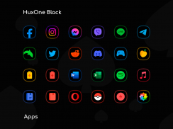 HuxOne Dark - Icon Pack screenshot 0