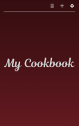 My Cookbook screenshot 0