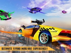 Flying Robot Car - Robot Shooting Games screenshot 6