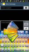 GO Keyboard Multicolor Theme screenshot 1