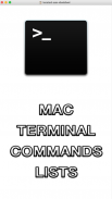 MAC Terminal Commands Lists screenshot 4