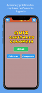 Capitales de Colombia [JUEGO Tipo Quiz] screenshot 0