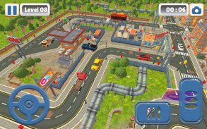 Cargo Truck Free Game: Toon Mega City Simulator 3D screenshot 4