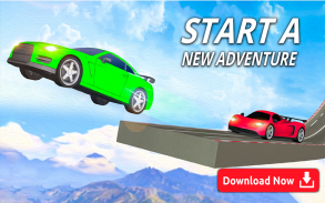 Mega Lereng Mobil Pengganti Game - Mustahil Mobil screenshot 4
