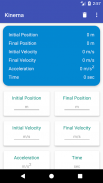 Kinema - Kinematics Calculator screenshot 4