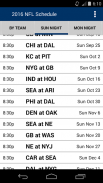 2024 Football Schedule (NFL) screenshot 1