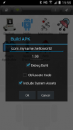 DroidScript - ApkBuilder Plugin screenshot 0