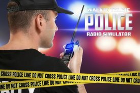 Police walkie-talkie radio sim screenshot 1