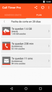 Consumo Telcel, AT&T, Movistar, Claro - Call Timer screenshot 2