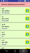 German alphabet pronunciation screenshot 2