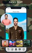 Army Uniform Photo Suit Editor screenshot 3