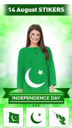 Pak Flag Face Photo Editor:14 Aug Independence Day screenshot 1