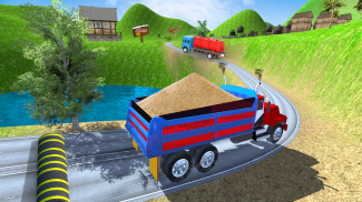 حمولة هندي شاحنة نقل 3D screenshot 3