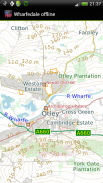 Wharfedale offline map screenshot 2