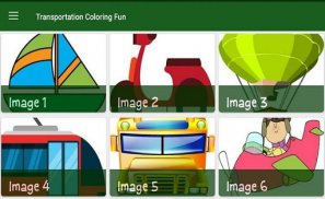 Transportation Coloring Fun screenshot 0