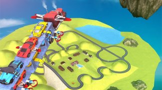 Car Transporter Flying Game 3D screenshot 4