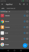 AppShut: Fermer les apps en cours d'exécution screenshot 0