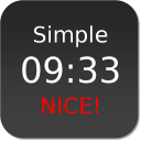 Nice Simple Clock (Widget) Icon