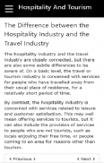 Hospitality and Tourism screenshot 0