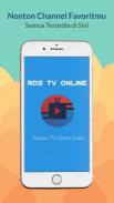 RDS TV Online : Indonesia dan Mancanegara Gratis screenshot 3