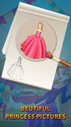 Princess Color by number - Princess Coloring book screenshot 3