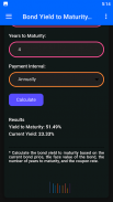 Yield to Maturity Calculator screenshot 5