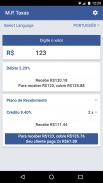 Calculadora de Taxas Mercado P screenshot 1