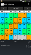 Schichtplan (Dienstplan) screenshot 2