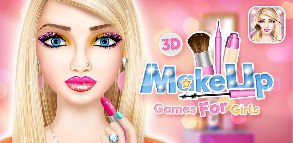 Jogos de maquiagem e maquiagem de batom: satisfação da história da arte da  arte da princesa artes de moda 3D- maquiagem de pintura de meninas