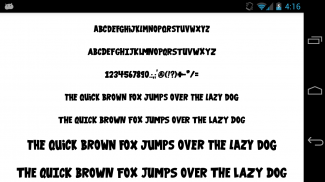 Fonts for FlipFont 50 Clean screenshot 3