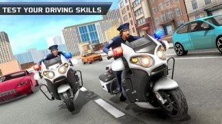 US Police Gangster Bike Game screenshot 1